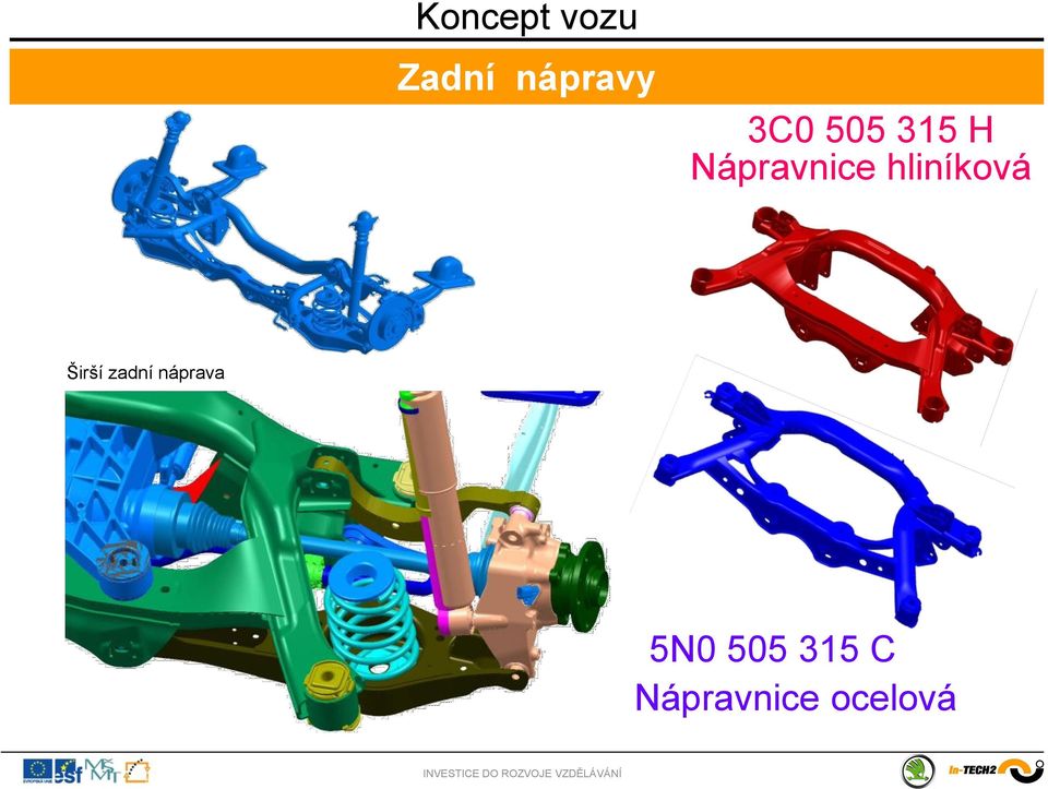 Širší zadní náprava 5N0