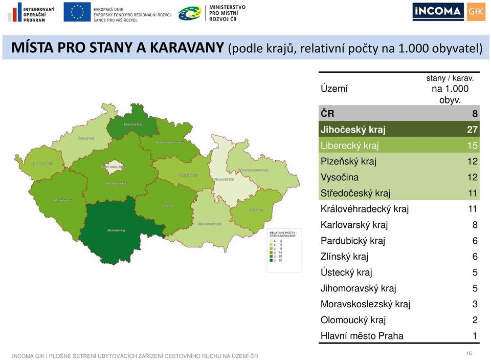 tel) Území stany / karav. na 1.000 obyv.