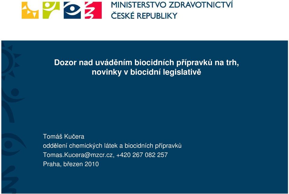 oddělení chemických látek a biocidních přípravků