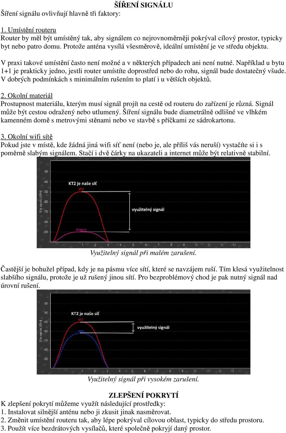 Například u bytu 1+1 je prakticky jedno, jestli router umístíte doprostřed nebo do rohu, signál bude dostatečný všude. V dobrých podmínkách s minimálním rušením to platí i u větších objektů. 2.