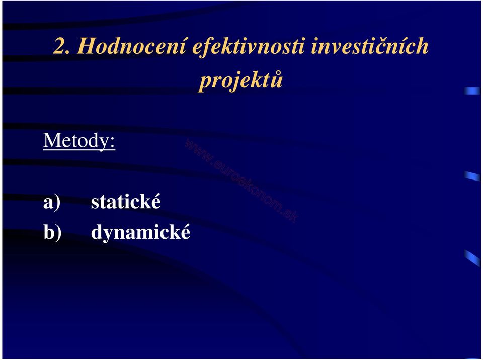 investičních