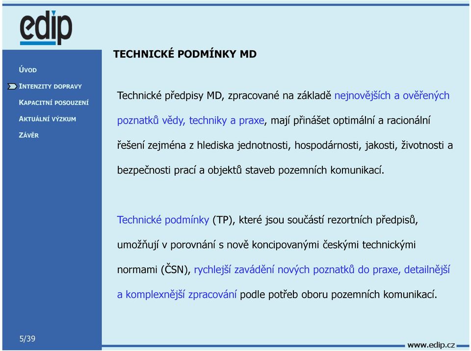 pozemních komunikací.