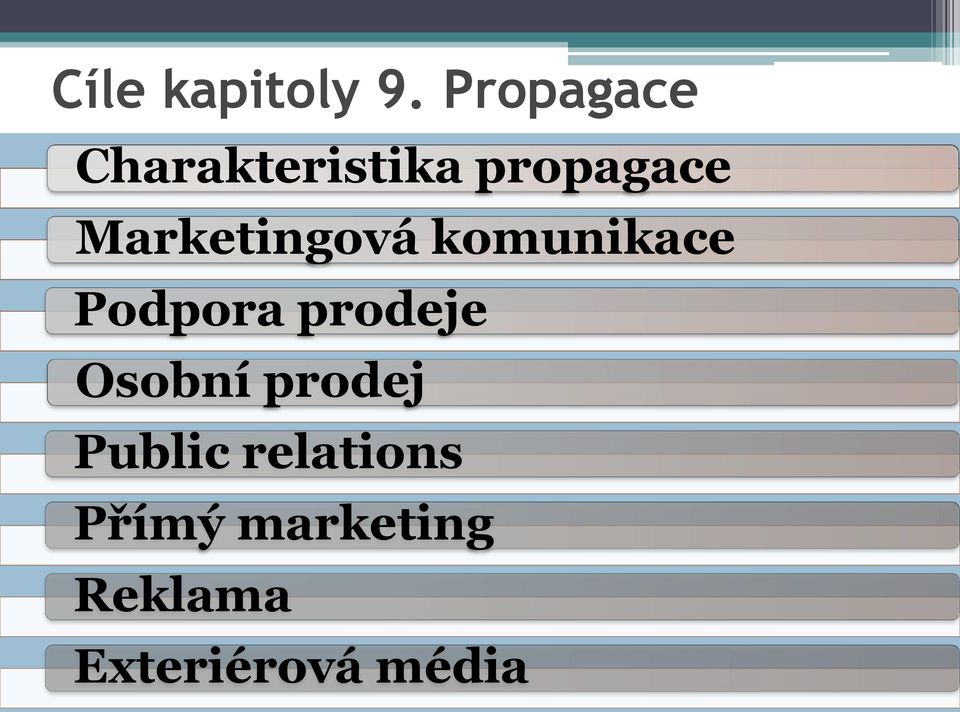 Marketingová komunikace Podpora prodeje