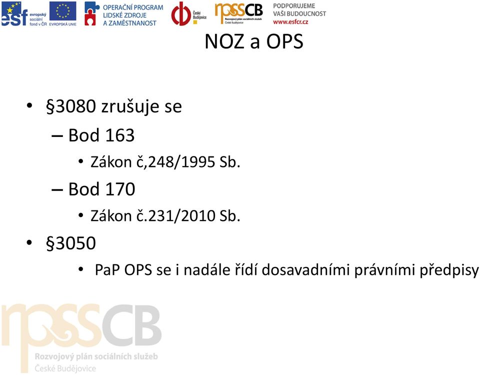 Bod 170 3050 Zákon č.231/2010 Sb.