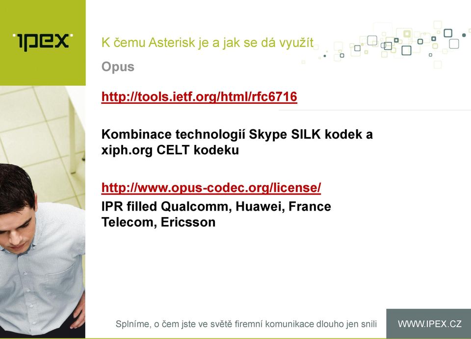 kodek a xiph.org CELT kodeku http://www.opus-codec.