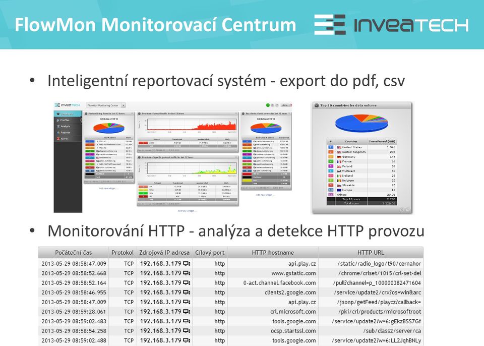 - export do pdf, csv