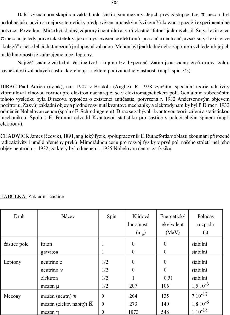 Může být kladný, záporný i neutrální a tvoří vlastně "foton" jaderných sil.