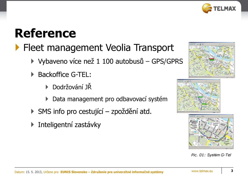 management pro odbavovací systém SMS info pro cestující