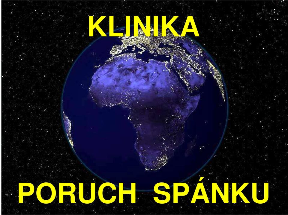 SPÁNKU