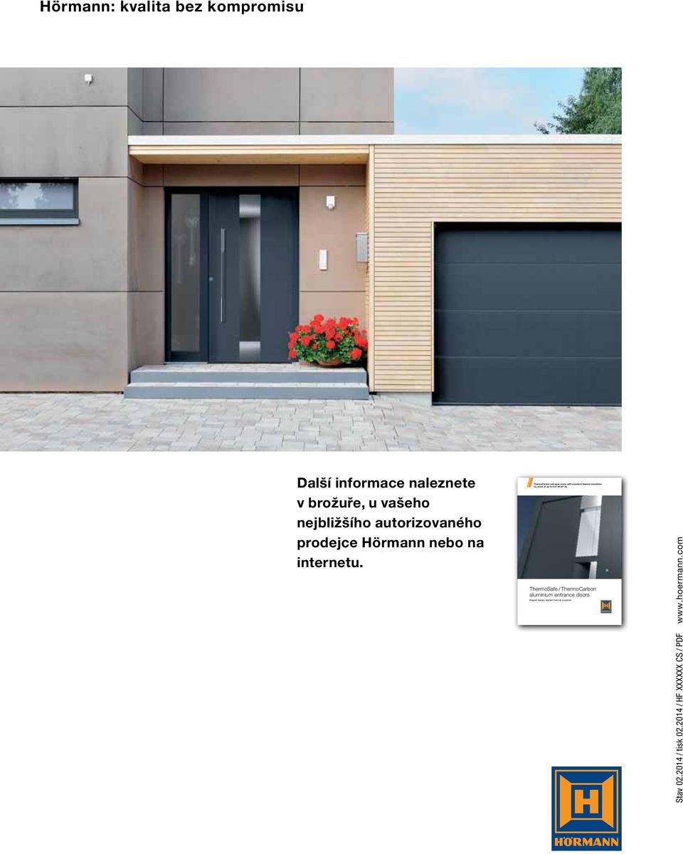 ThermoCarbon entrance doors with excellent thermal insulation UD-value of up to 0.