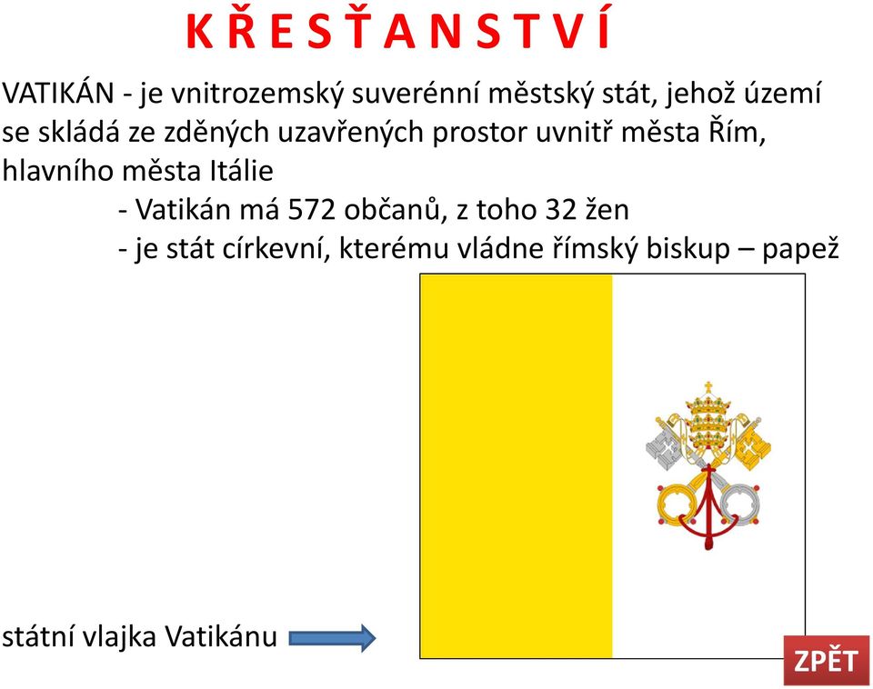 města Řím, hlavního města Itálie - Vatikán má 572 občanů, z toho 32