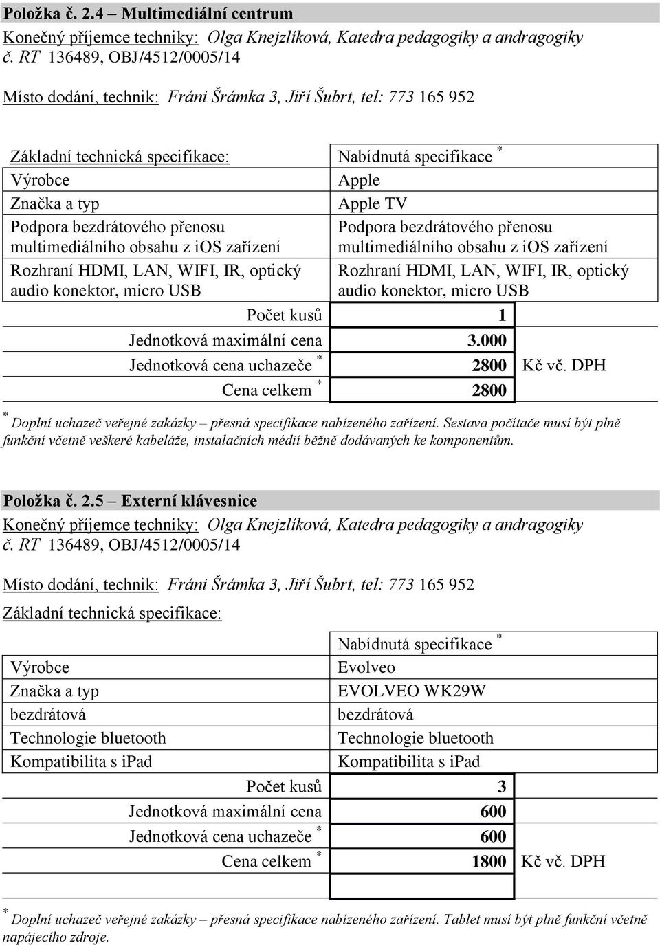 přenosu multimediálního obsahu z ios zařízení Rozhraní HDMI, LAN, WIFI, IR, optický audio konektor, micro USB Rozhraní HDMI, LAN, WIFI, IR, optický audio konektor, micro USB Jednotková maximální cena