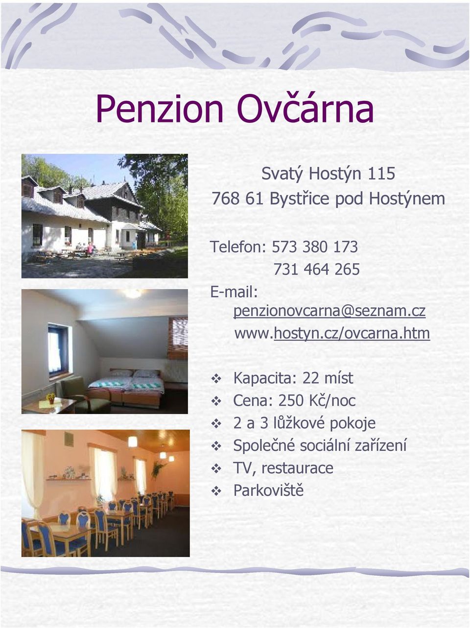 cz www.hostyn.cz/ovcarna.