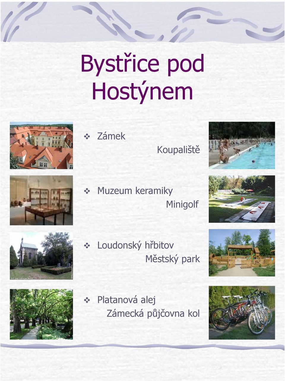 Minigolf Loudonský hřbitov