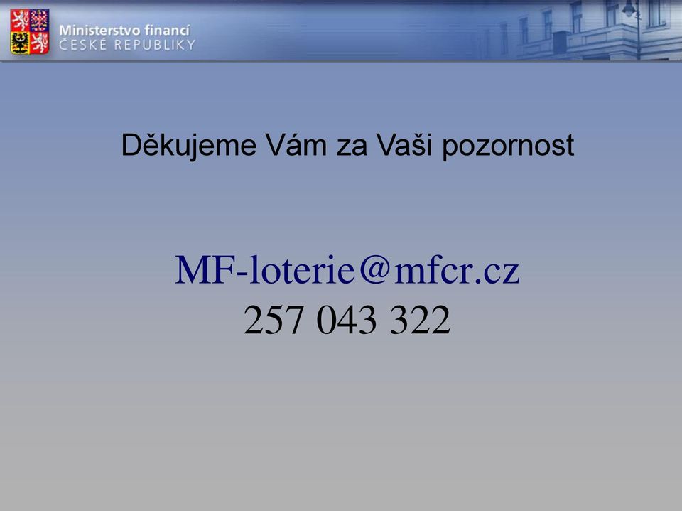 MF-loterie@mfcr.