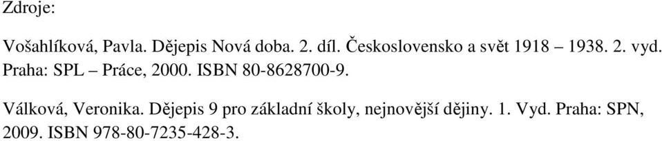 ISBN 80-8628700-9. Válková, Veronika.
