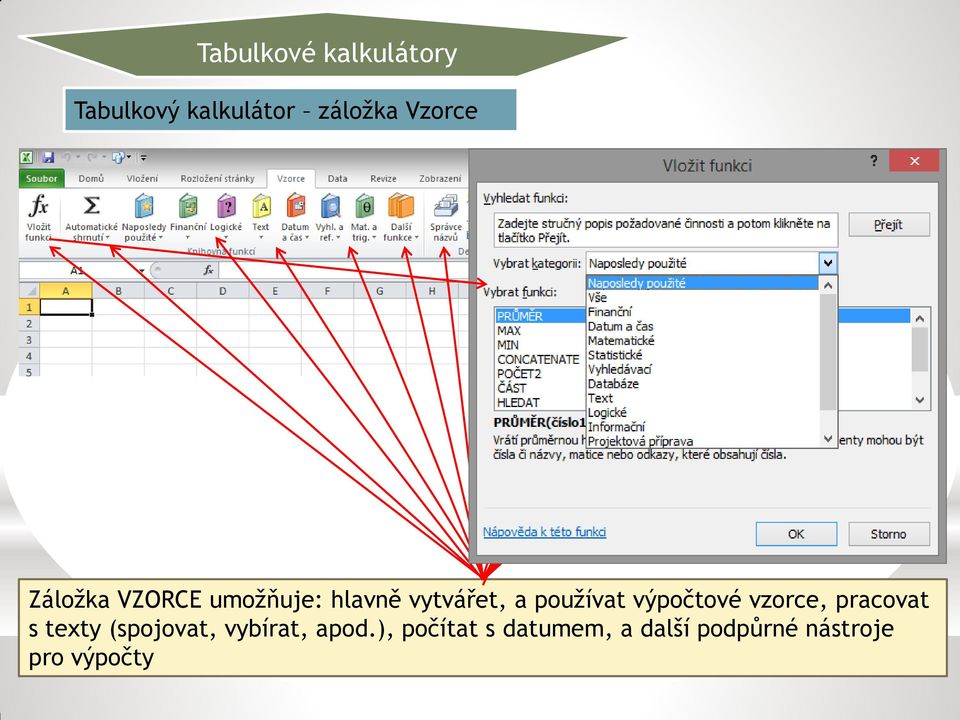 vzorce, pracovat s texty (spojovat, vybírat, apod.