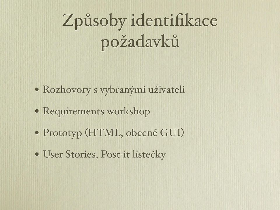 Requirements workshop Prototyp