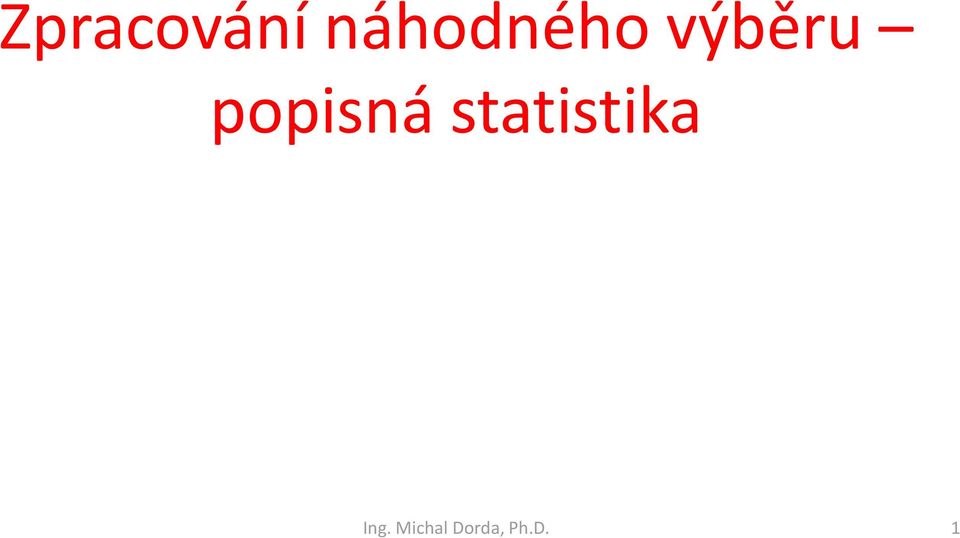 popisná