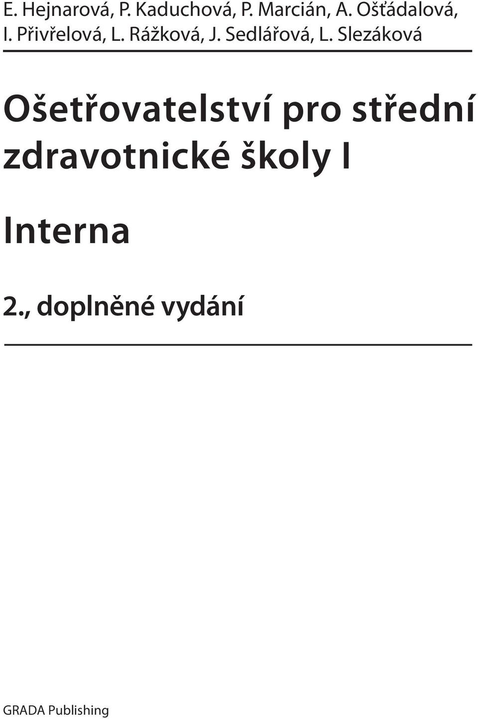 Sedlářová, L.
