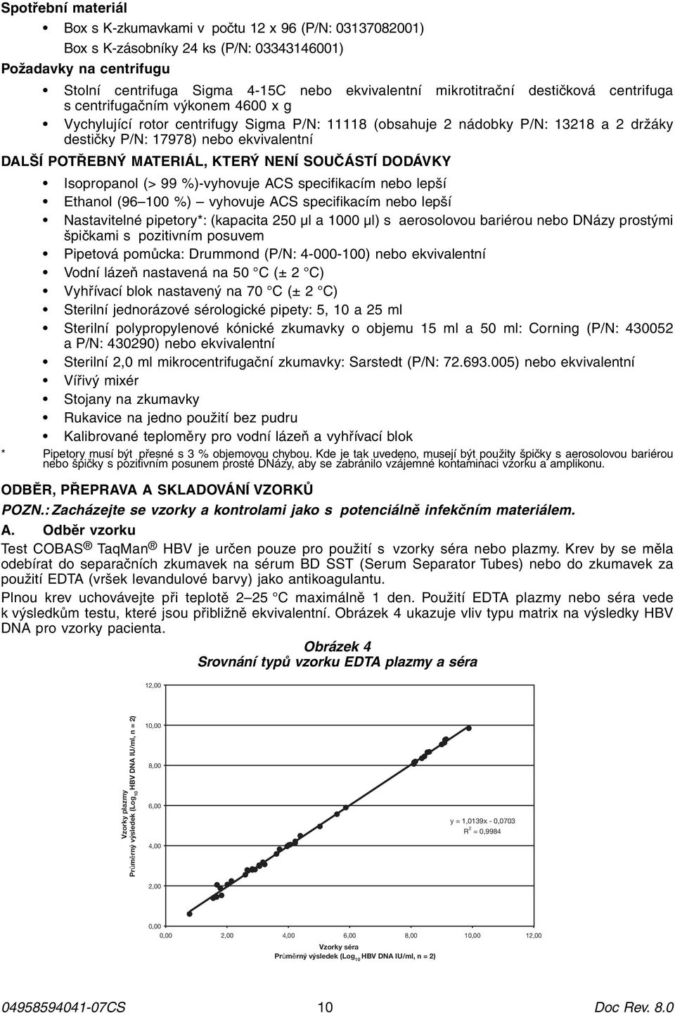 DALŠÍ POTŘEBNÝ MATERIÁL, KTERÝ NENÍ SOUČÁSTÍ DODÁVKY Isopropanol (> 99 %)-vyhovuje ACS specifikacím nebo lepší Ethanol (96 100 %) vyhovuje ACS specifikacím nebo lepší Nastavitelné pipetory*: