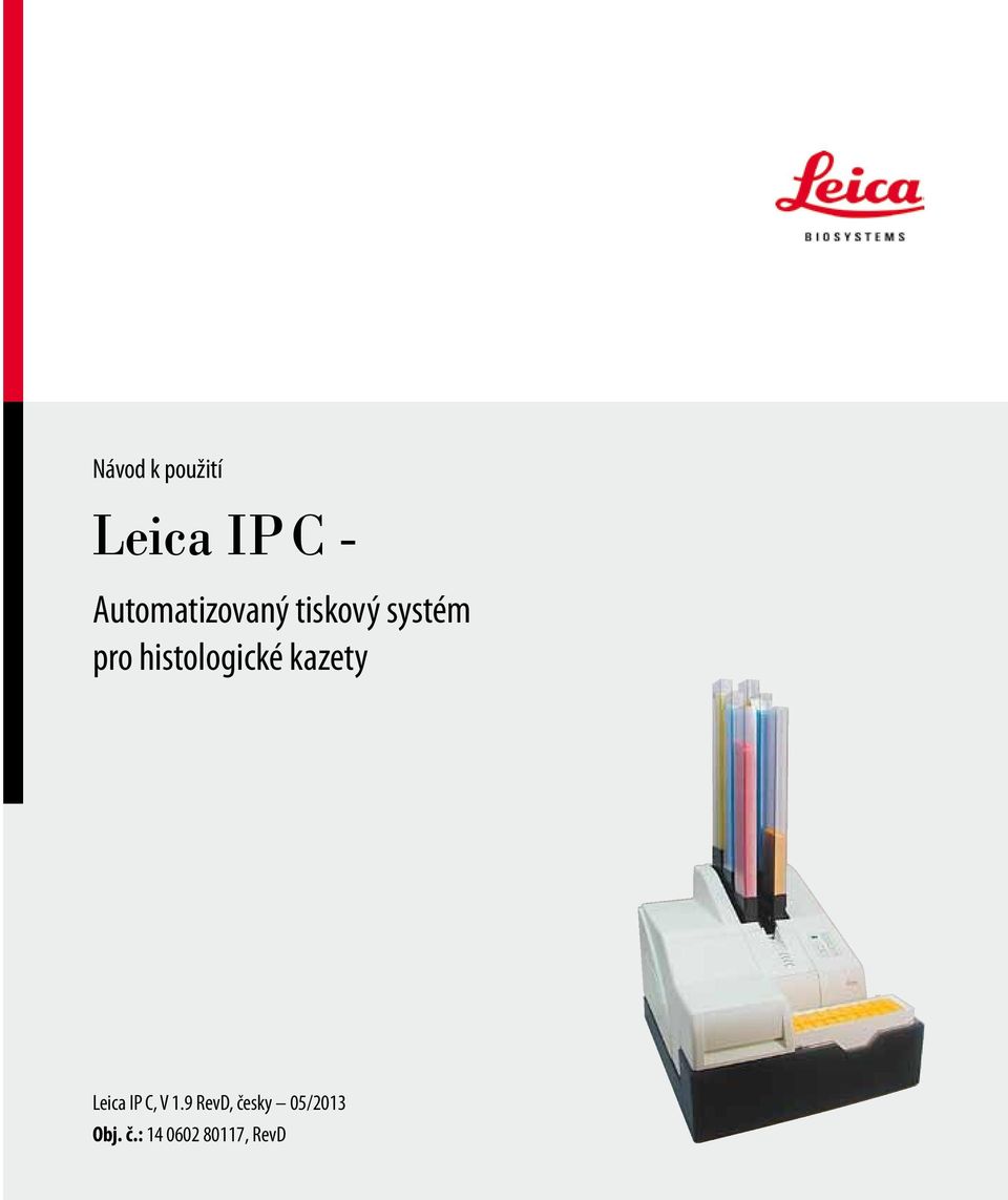 histologické kazety Leica IP C, V 1.