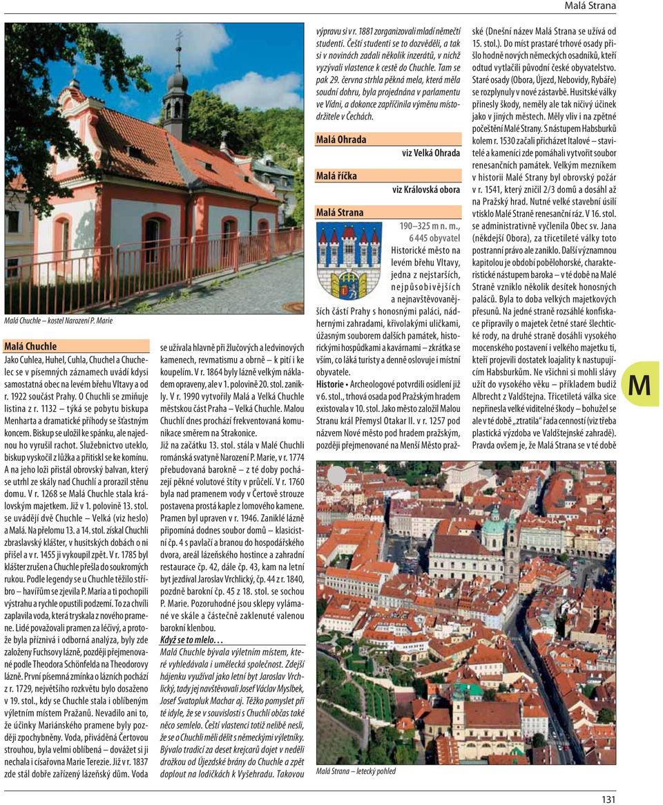 Služebnictvo uteklo, biskup vyskočil z lůžka a přitiskl se ke komínu. A na jeho loži přistál obrovský balvan, který se utrhl ze skály nad Chuchlí a prorazil stěnu domu. V r.