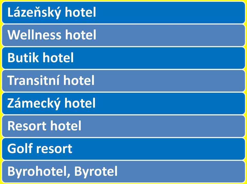 hotel Zámecký hotel Resort