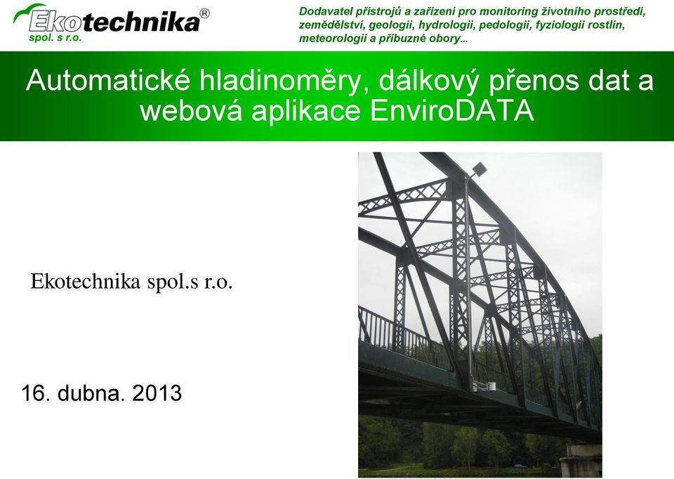 aplikace EnviroDATA