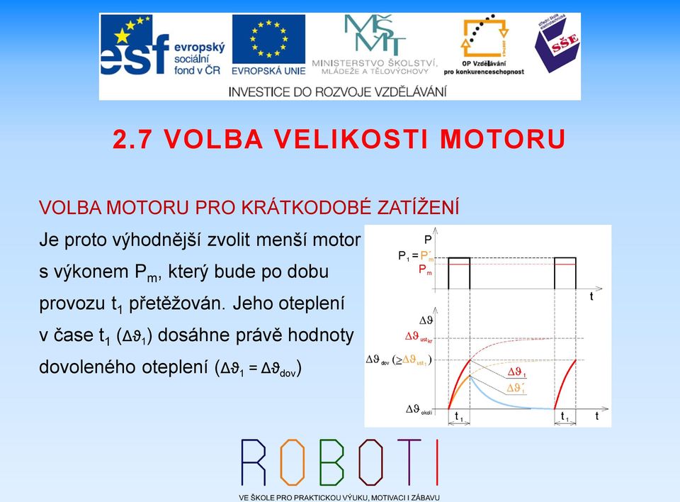 provozu t 1 přetěžován.