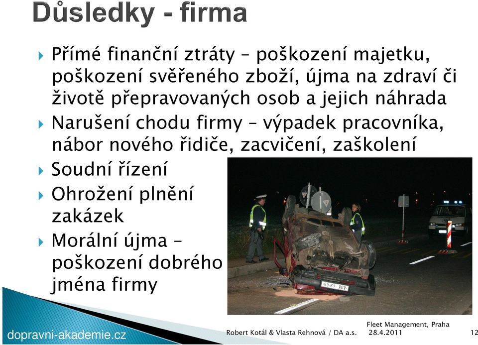 firmy výpadek pracovníka, nábor nového řidiče, zacvičení, zaškolení