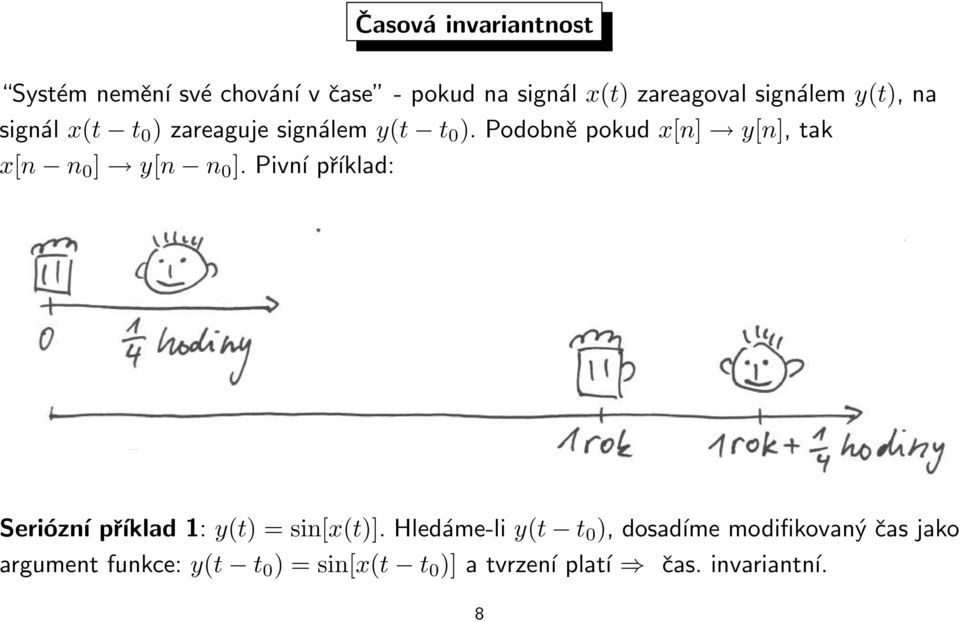 Podobně pokud x[n] y[n], tak x[n n 0 ] y[n n 0 ].