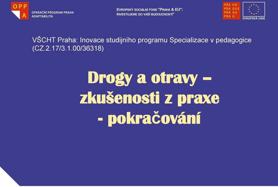 programu Specializace v pedagogice (CZ.2.17