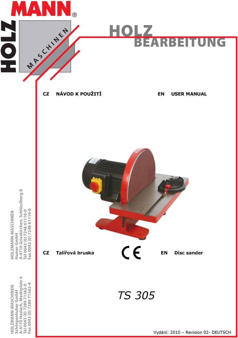 EN Disc sander TS 305
