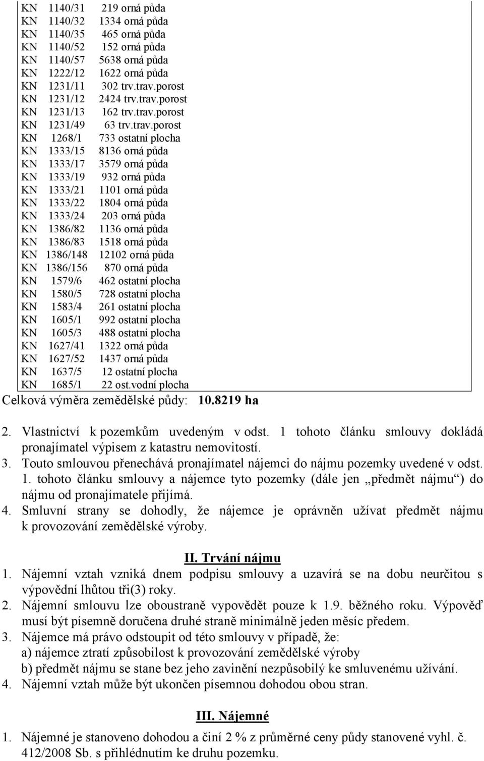 porost KN 1231/13 162 trv.trav.