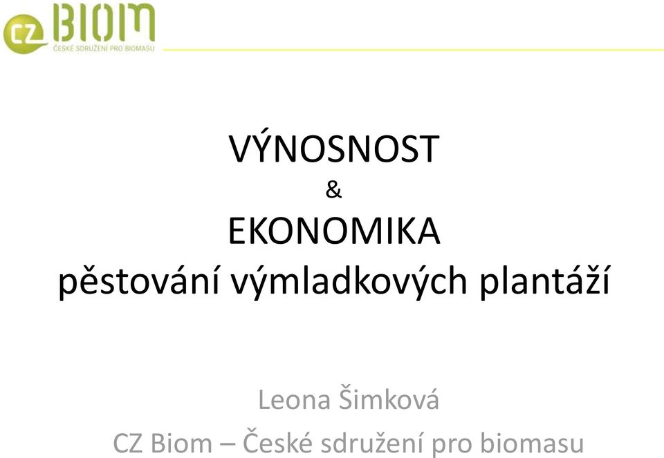 plantáží Leona Šimková CZ