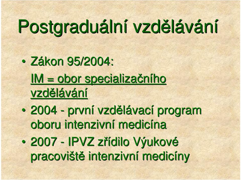 vzdělávac vací program oboru intenzivní medicína