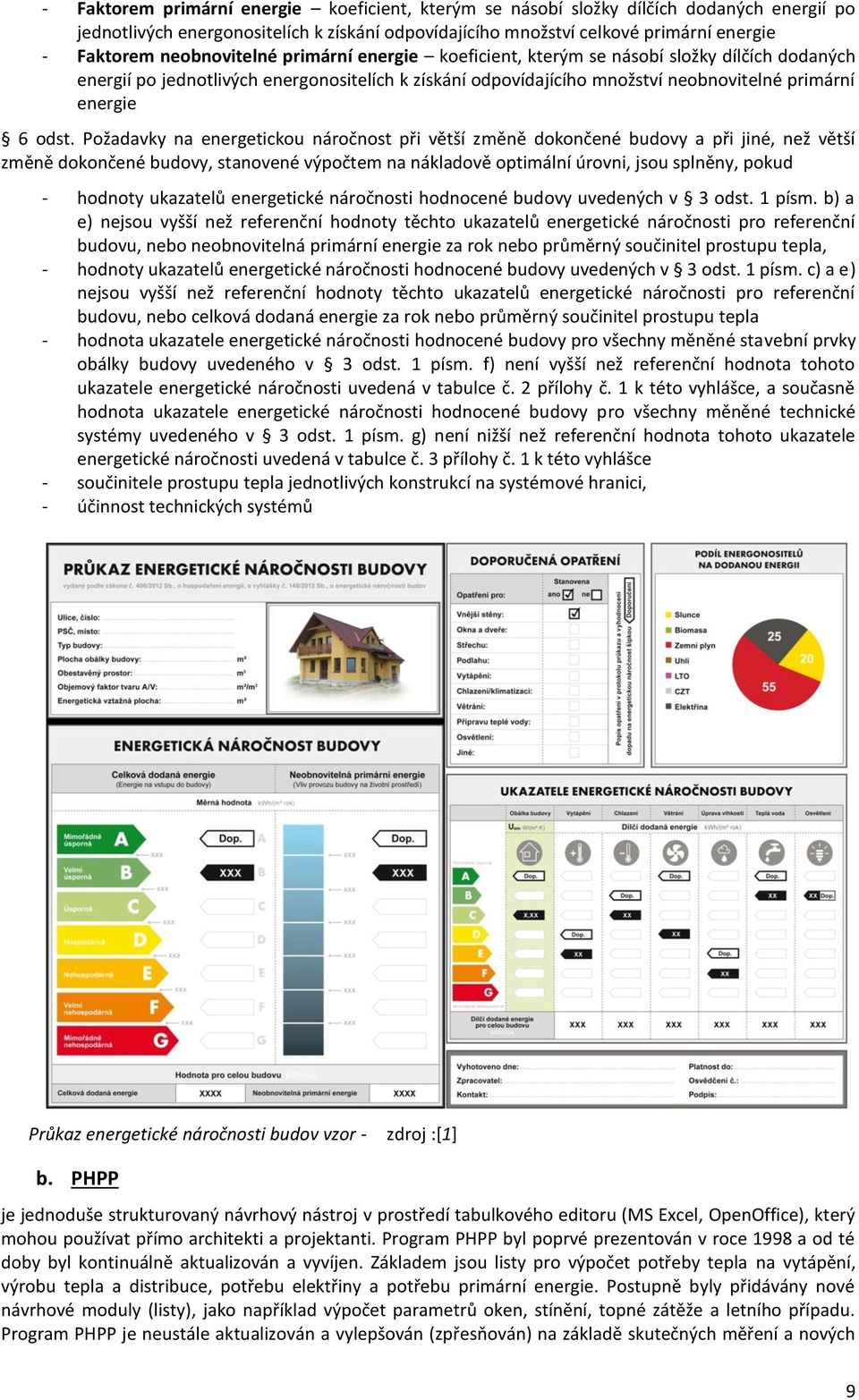 Požadavky na energetickou náročnost při větší změně dokončené budovy a při jiné, než větší změně dokončené budovy, stanovené výpočtem na nákladově optimální úrovni, jsou splněny, pokud - hodnoty