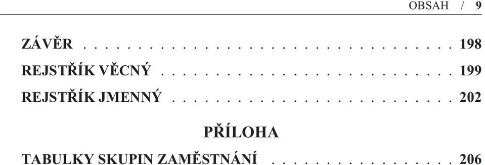 ..199 REJSTØÍK JMENNÝ.