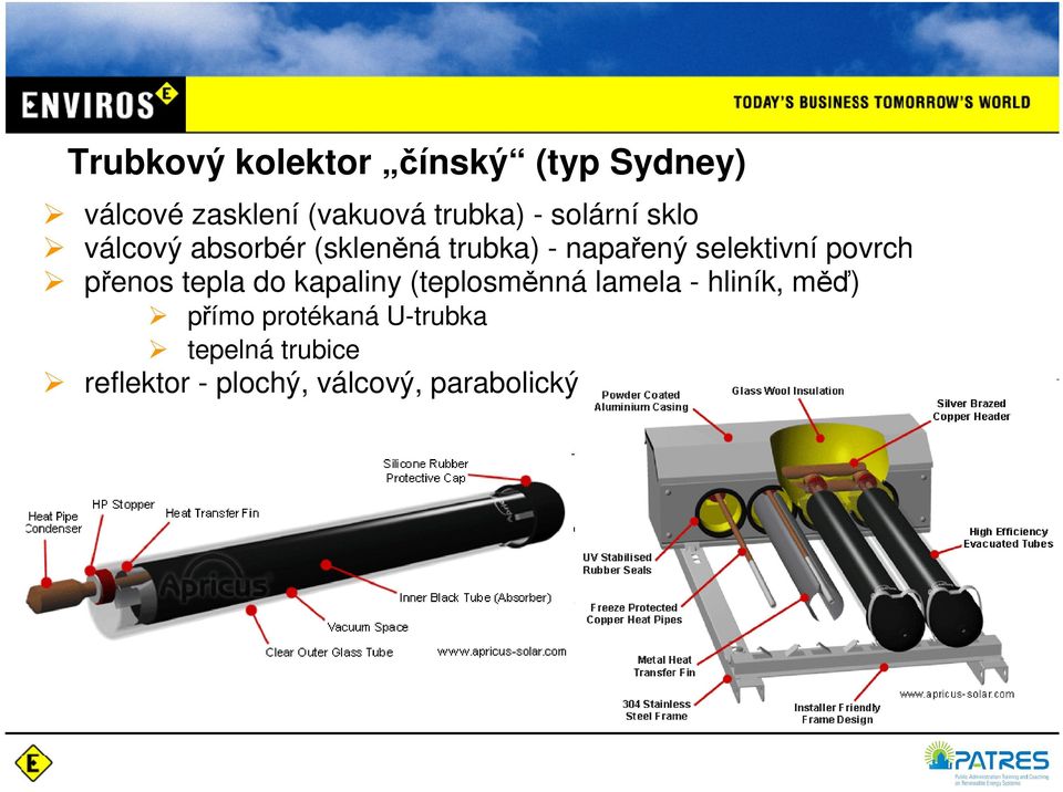 povrch přenos tepla do kapaliny (teplosměnná lamela - hliník, měď) přímo