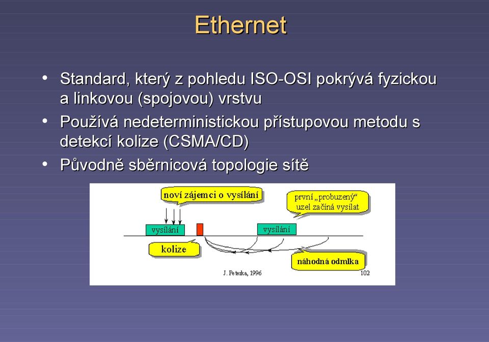 Používá nedeterministickou přístupovou metodu s