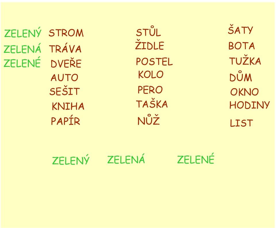 TUŽKA DŮM SEŠIT PERO OKNO KNIHA TAŠKA