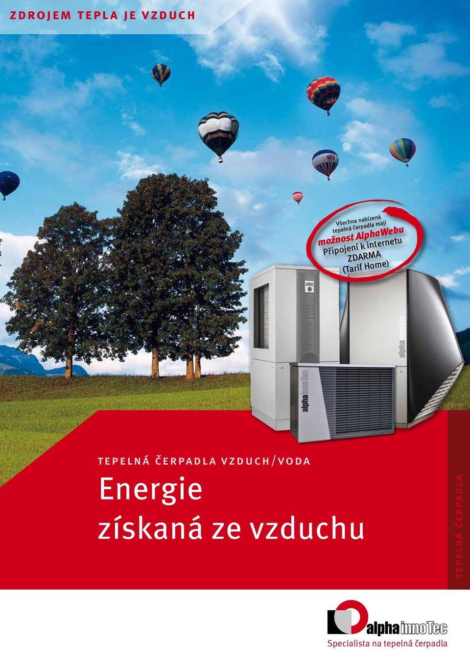získaná ze vzduchu tepelná