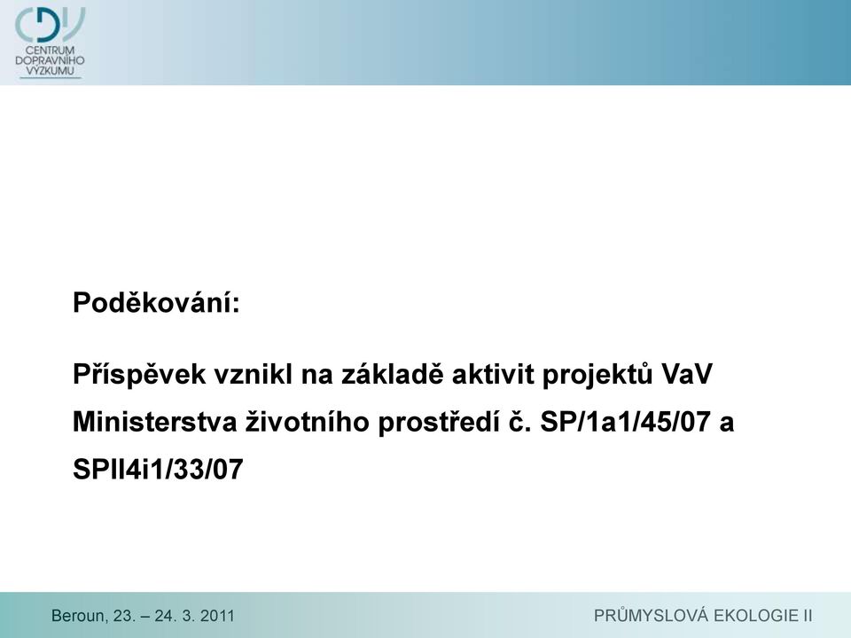 Ministerstva ţivotního