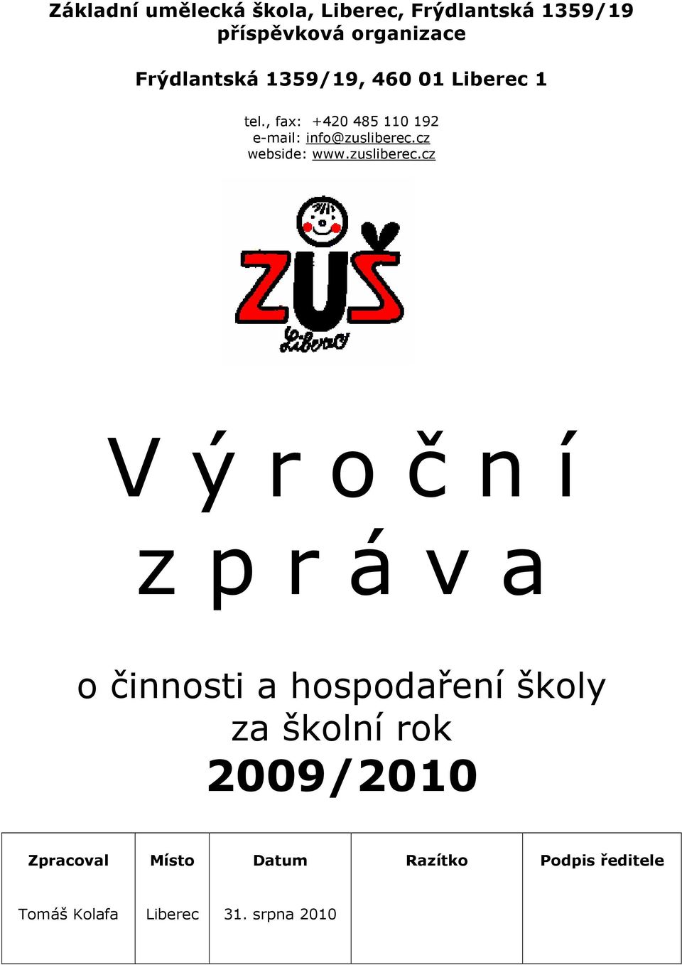 cz webside: www.zusliberec.