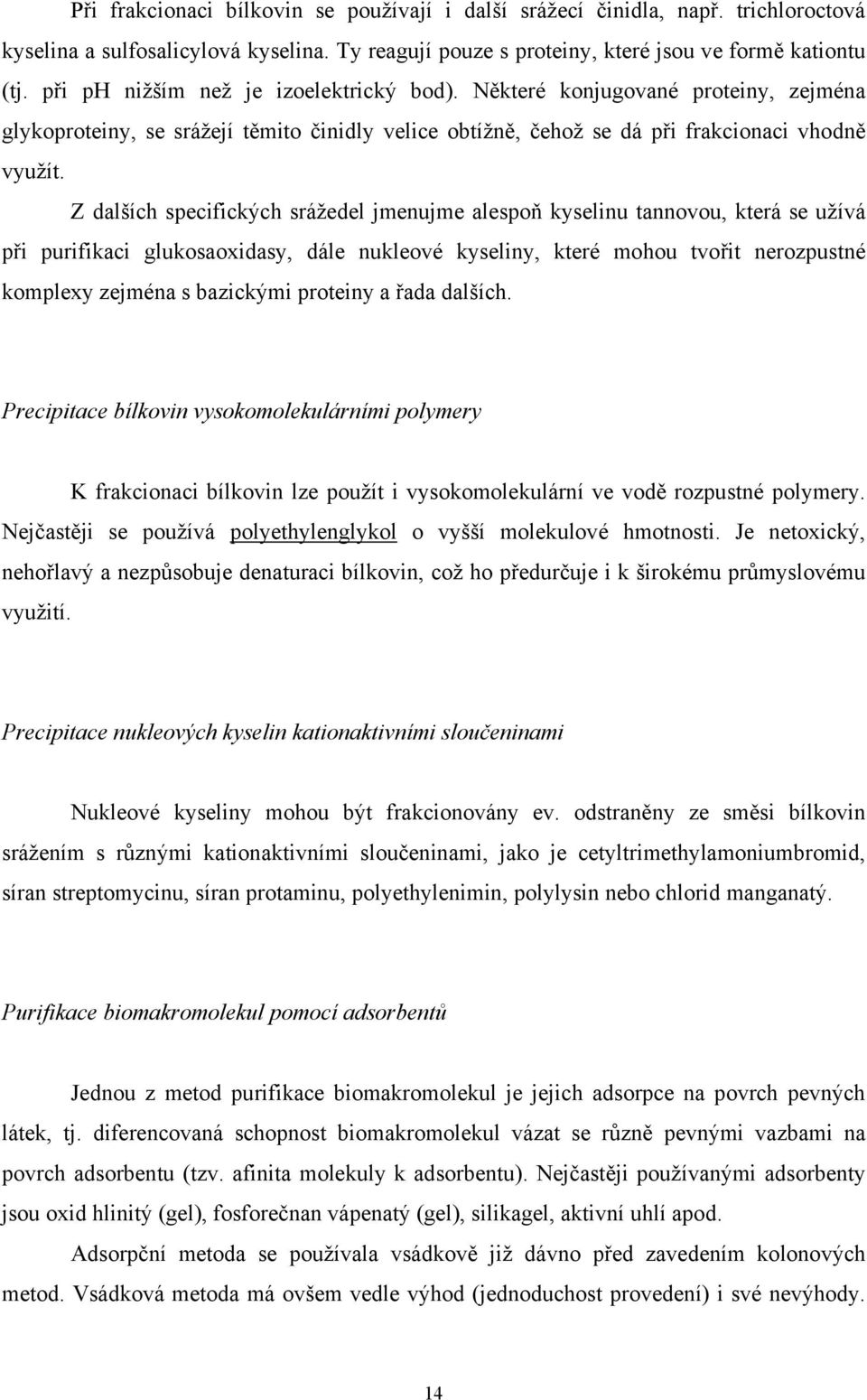 OBSAH 1. ÚVOD SEPARAČNÍ TECHNIKY BIOMAKROMOLEKUL... - PDF Free Download