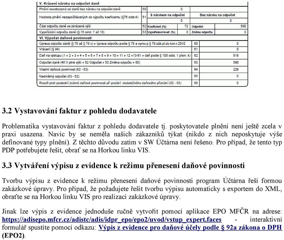 Pro případ, že tento typ PDP potřebujete řešit, obrať se na Horkou linku VIS. 3.