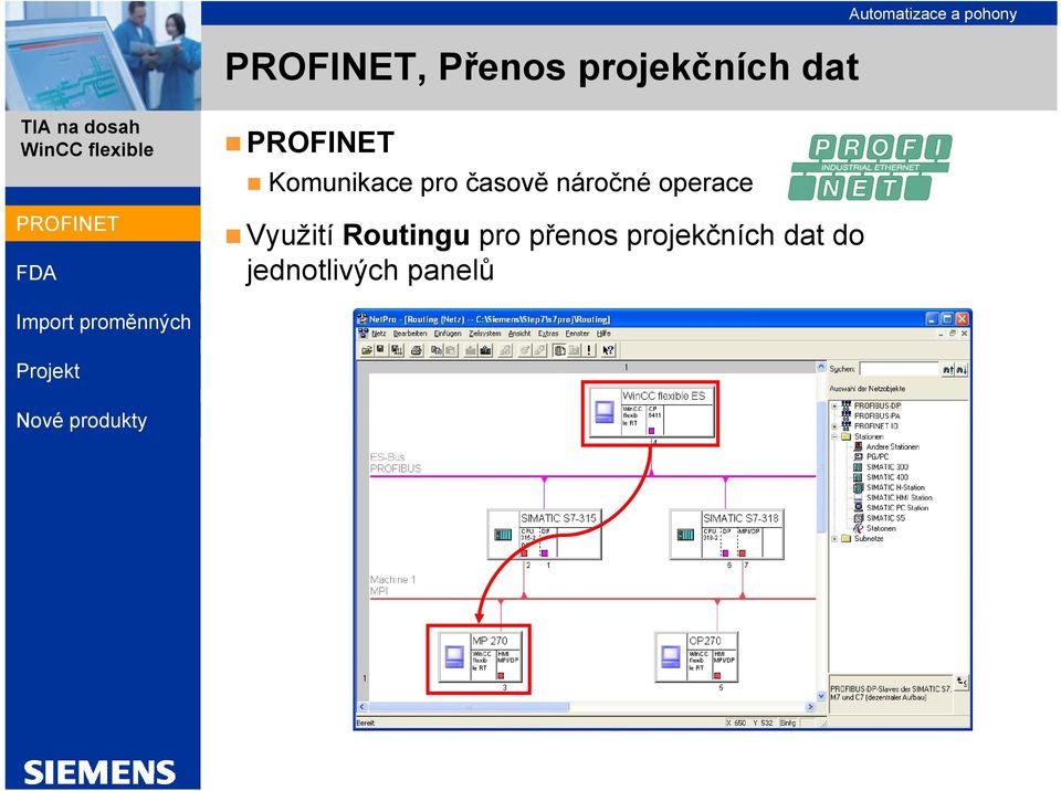 náročné operace Využití Routingu pro