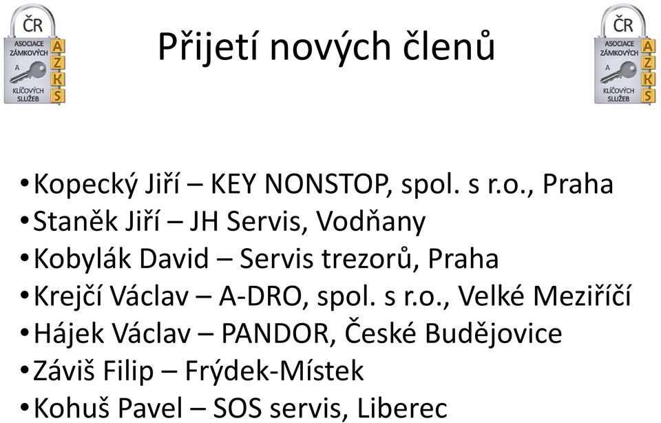 ecký Jiří KEY NONSTOP, spol