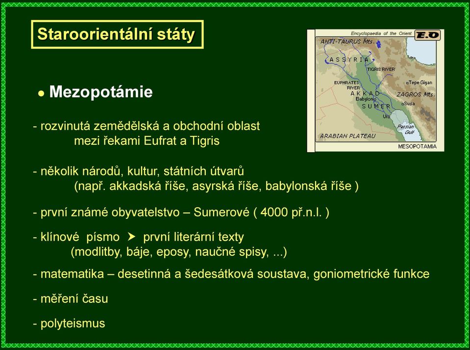 akkadská říše, asyrská říše, babylo